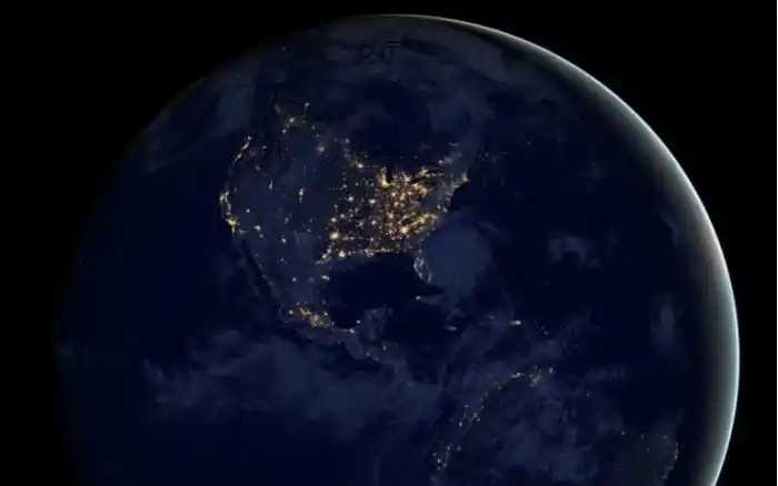 一饱眼福nasa发布璀璨地球夜景卫星照片