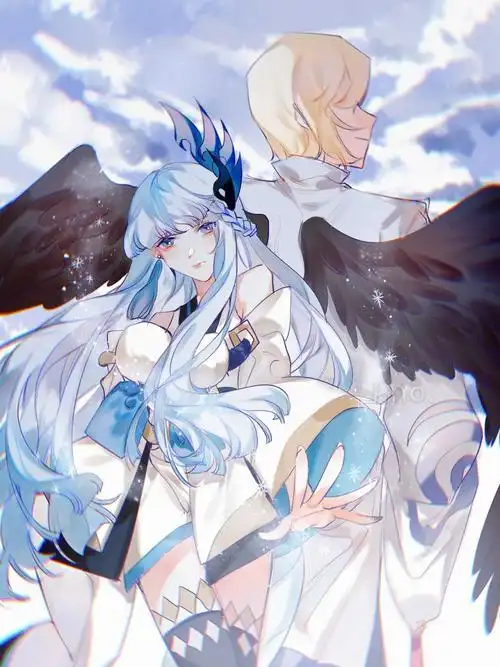 【阴阳师】狗雪13 35)13*6666_阴阳师狗雪大天狗雪女绘画