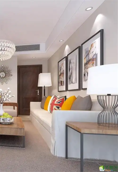 >> 乌鲁木齐两室两厅装修-80平米简约风格装修效果图-大匠司装饰