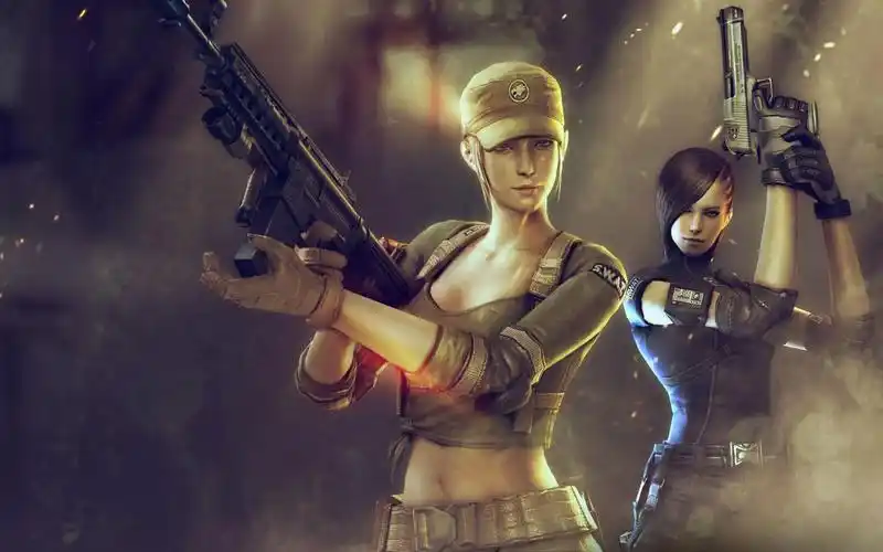 全民枪战2手游高清壁纸:霸气手枪