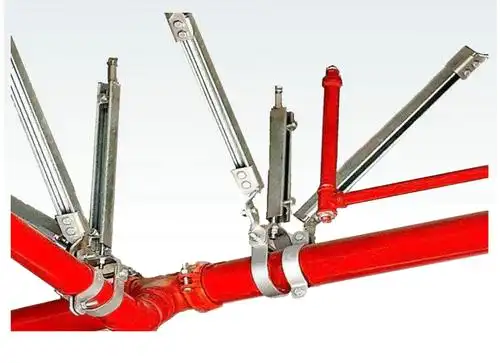 杭州桥母 桥架管道通风支 吊架人防消防侧向纵向双向 抗震支架