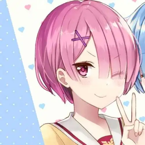 【动漫人物头像】雷姆拉姆一左一右头像