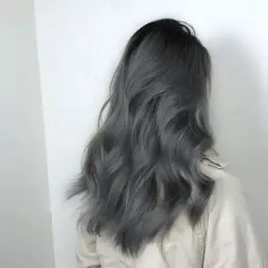 染发剂青木亚麻灰奶奶烟灰色染色膏欧莱雅适合黄黑皮的颜色永久男