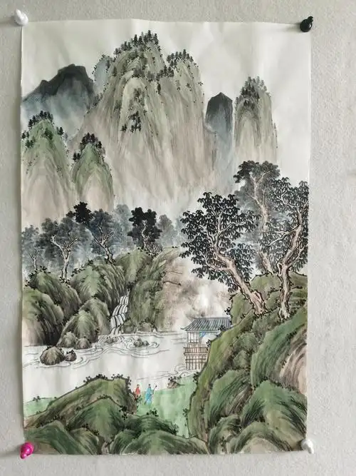 中国画《山水》