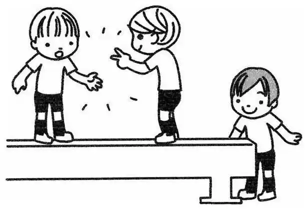 使用移动器械的幼儿体育游戏平衡木游戏Ⅱ