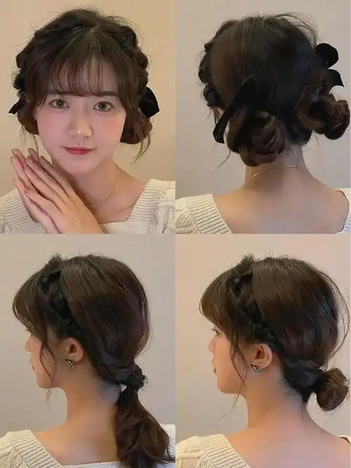 大圆脸如何扎头发好看(大圆脸扎头发适合什么刘海)