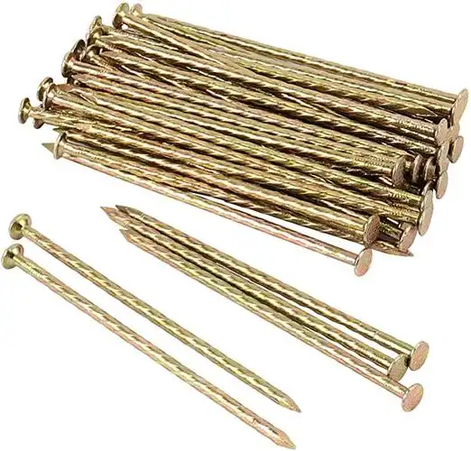 2 厘米)金属镀锌螺旋钉,金属螺旋花园尖头,锌螺旋钉,用于边缘景观