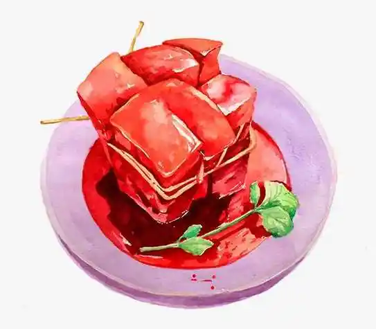 杭州的美食有哪些简笔画