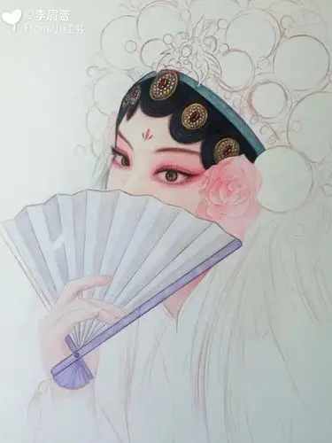 彩铅人物画