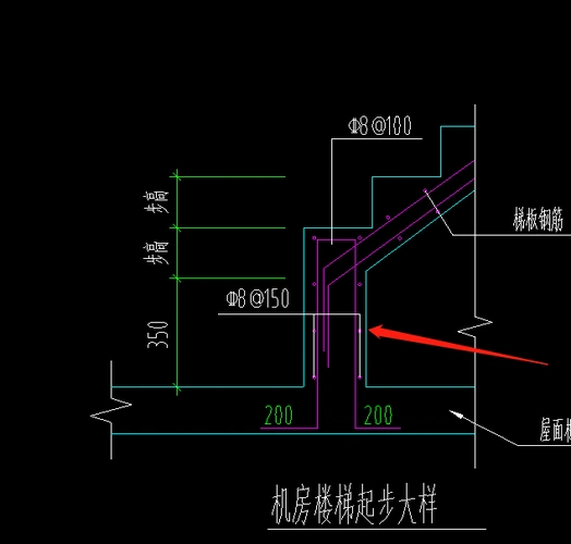 楼梯起步大样宽度是梯段宽度吗?