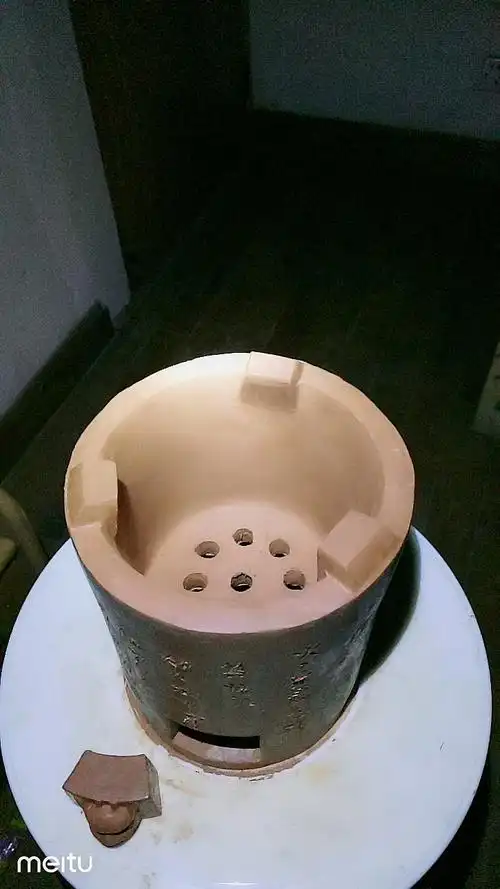手工泥塑红泥小火炉茶炉