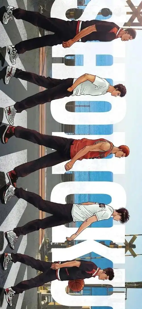 灌篮高手:高清无水印壁纸来袭,这次樱木发出杠铃片般的笑声