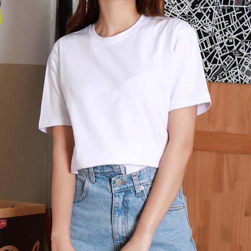 女装2020新款潮大码宽松t恤女短袖纯棉白色打底衫半袖上衣体桖夏