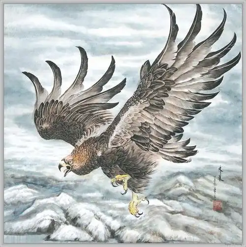 国画欣赏 工笔鹰02(20p) - 桃源居士 - 桃源居