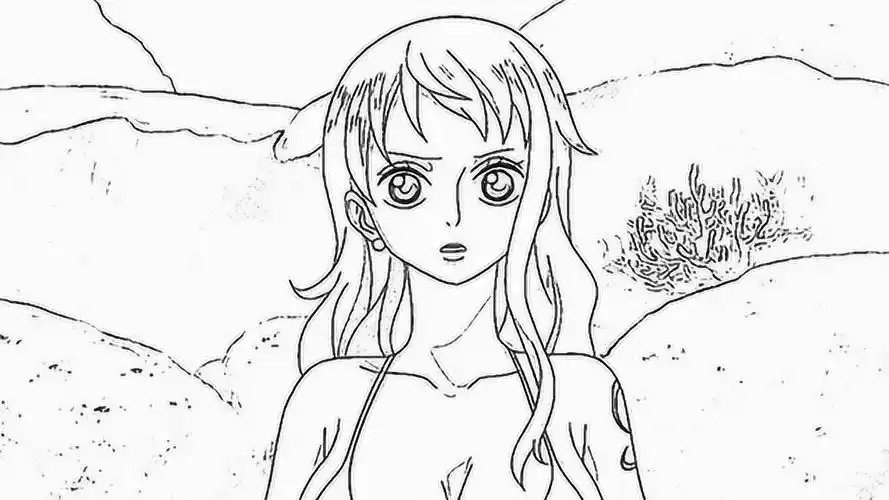 一分钟简笔画 海贼王 最美的娜美小姐!