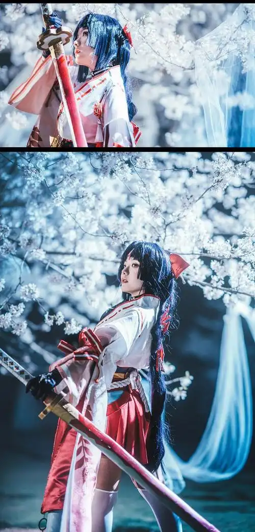 《阴阳师》妖刀姬御神之刃cosplay