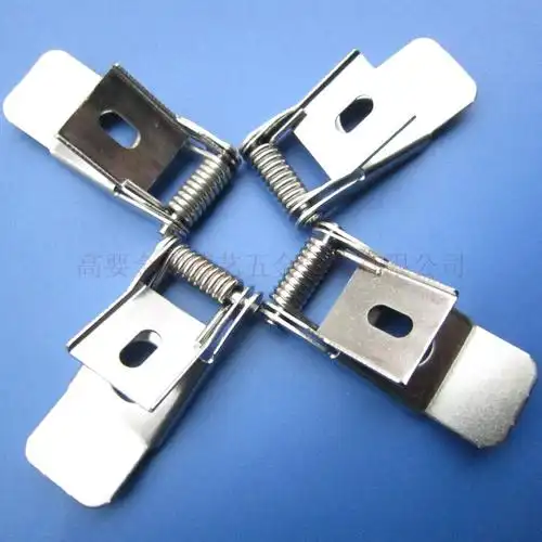 筒灯弹簧卡扣 5*9长圆孔筒灯卡扣弹簧 灯具配件五金弹簧卡扣 定制