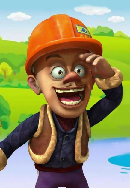 现实"光头强"因长相走红,澄清住别墅娶娇妻谣言,跑摩的养女儿