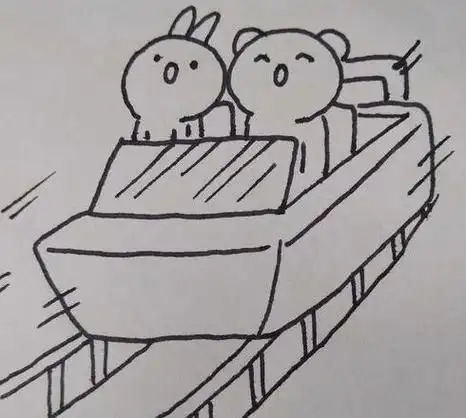 漂亮的过山车怎么画 过山车简笔画画法步骤教程简笔画过山车游乐设施