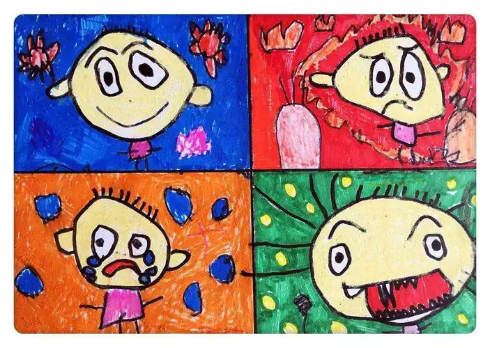 棒棒堂美术课程～《喜怒哀乐》