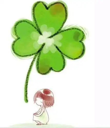 宝宝吧幸运草儿童涂色简笔画步骤 四叶草四叶草卡通简笔画儿歌多多