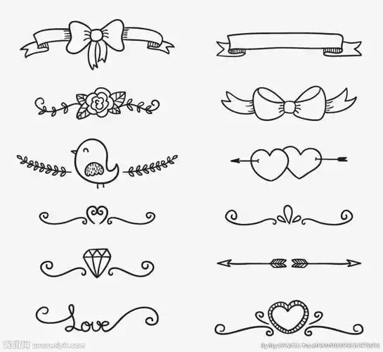 黑板报花边边框简笔画个性童年黑板报花边版面设计图片黑板报花边图案