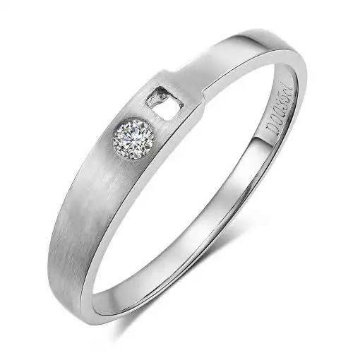 gzuan/古钻 pd950钯金天然钻石女戒指(可免费改圈)13