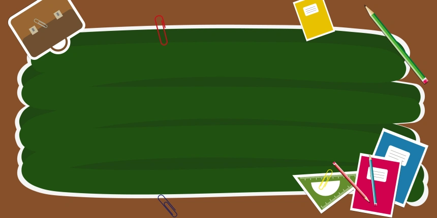 矢量卡通手绘黑板样式边框背景