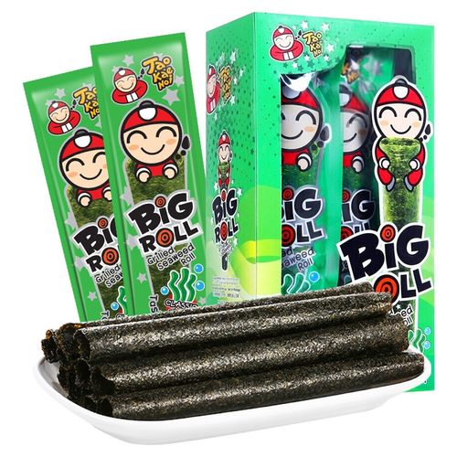 泰国进口bigroll小老板海苔卷27g即食海苔解馋零食 老板仔脆紫菜