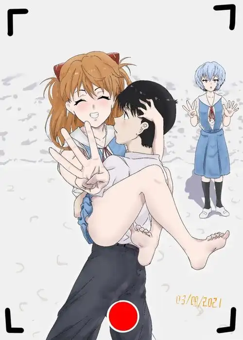 eva最终章上映了于是画了张真香同人