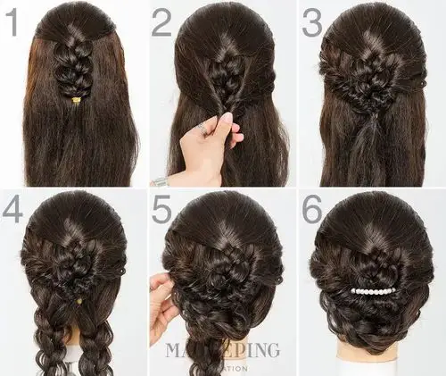 化妆师必收十六款新娘盘发图解教程超美超撩人