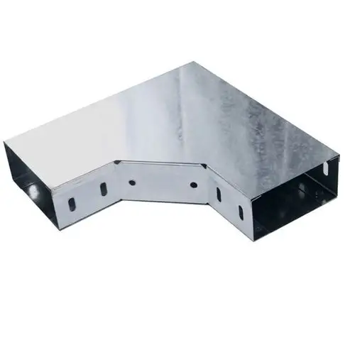 桥架配件镀锌槽式水平弯上下弯直角弯头90度水平弯通达捷