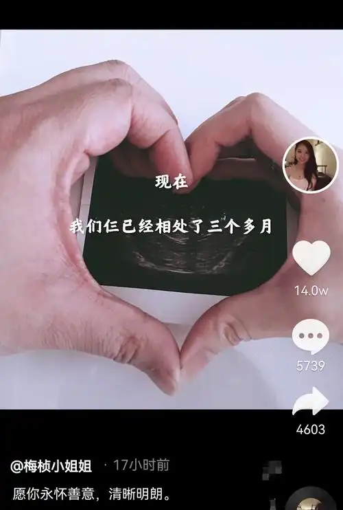 10月30日,网红梅桢在社交平台上晒出一段视频,向