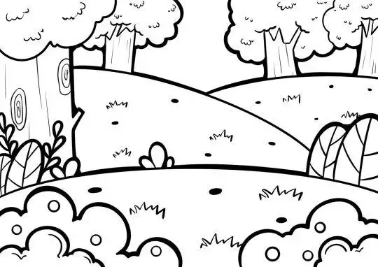 森林怎么画简笔画图片_小红书