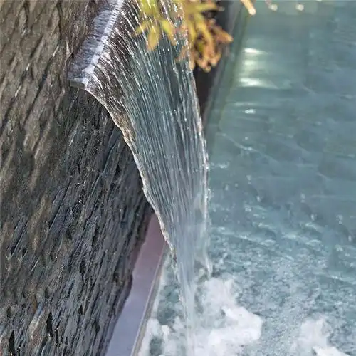 庭院瀑布造景装饰花园鱼池流水瀑布水幕墙