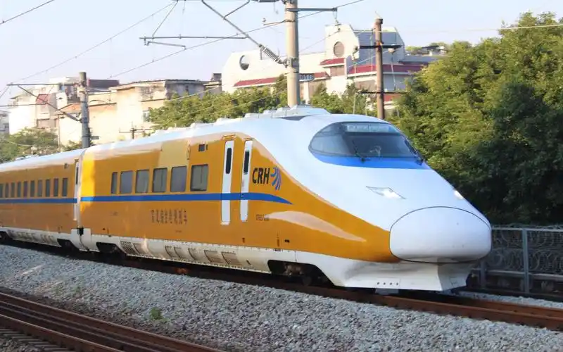 【动检车】crh2j-0205担任dj1096经过丽君路