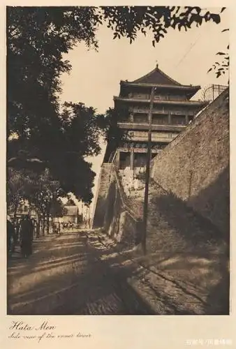 老照片,清末民初的崇文门,历史的回想