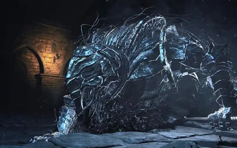 【黑魂3灰烬 动作mod】洛斯里克高墙车祸现场_黑暗之魂3