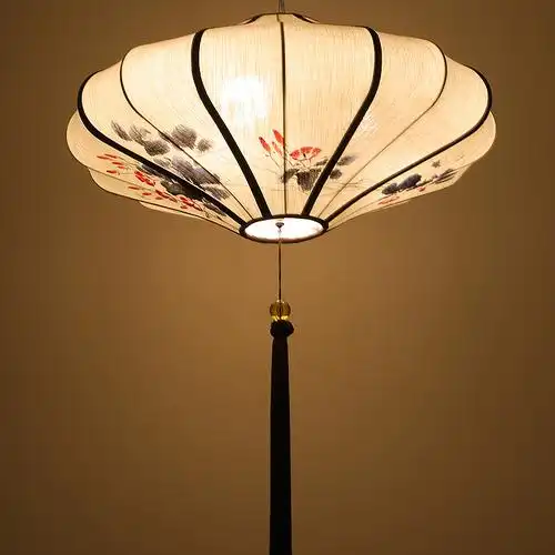 灯笼吊灯中国风中式灯仿古布艺灯创意餐厅茶楼酒店工程古典艺术灯