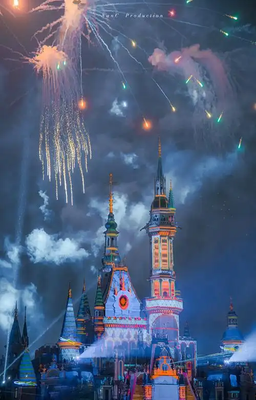 昨天收的迪士尼烟花图