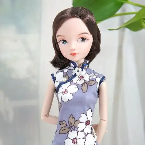 新品可儿娃娃高端定制制版旗袍手绘娃娃关节洋娃娃娃娃