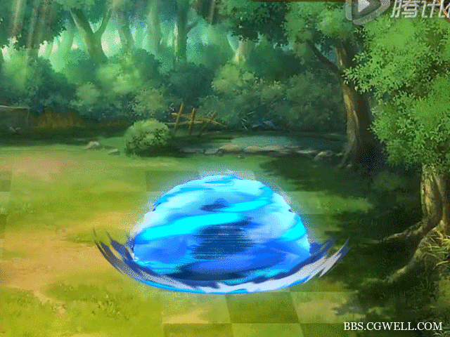 【新提醒】个人练习,八卦掌·回天 — ae源文件下载 - 游戏特效 - cg