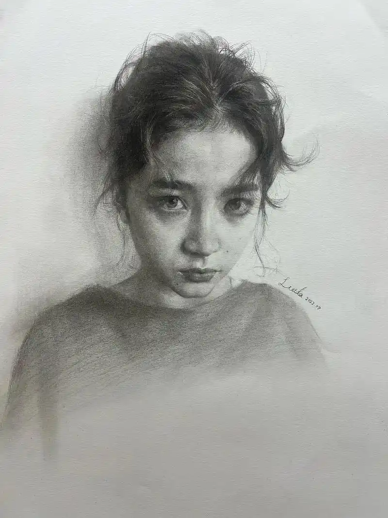 步骤图来了#素描 #画画 #美术 - 抖音