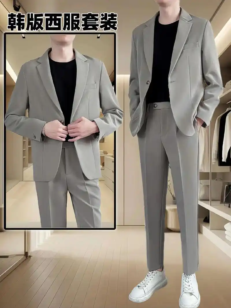 图文掘金计划 男神们,新品西装男套装商 风格帅炸天!