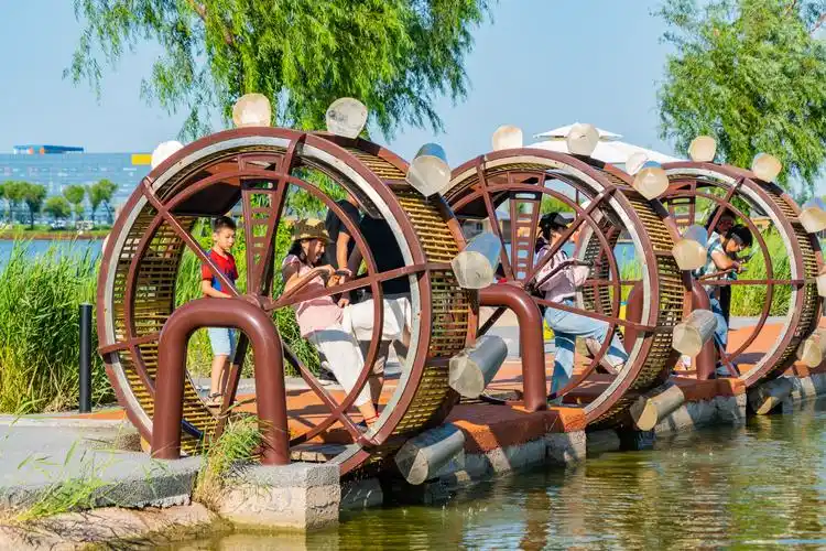 你也可以乘坐水陆两栖战车,下水冲浪看湿地的最美风景;深入多玛乐园