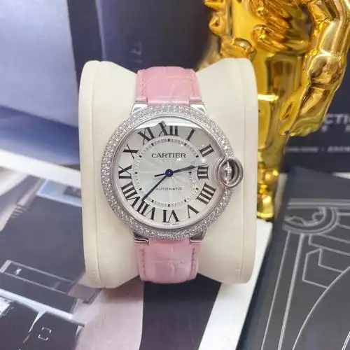 卡地亚蓝气球系列 we900651 女款 白金原钻 36mm表径