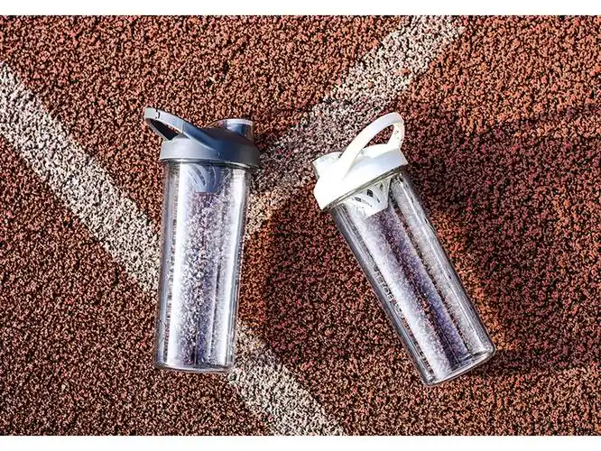 乐扣乐扣运动水杯塑料便携户外杯子大容量健身摇摇粉杯搅拌杯 【850ml