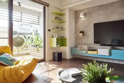 >> 郑州元诺装饰-现代简约三居室装修效果图