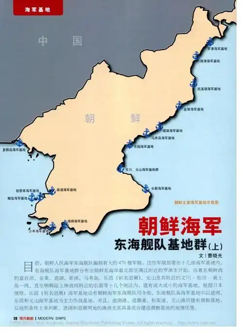 朝鲜海军东海舰队基地群_上_曹晓光