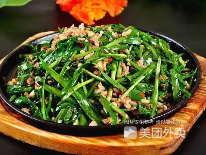 铁板韭菜图片